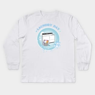 Laundry Day Bubble Kids Long Sleeve T-Shirt